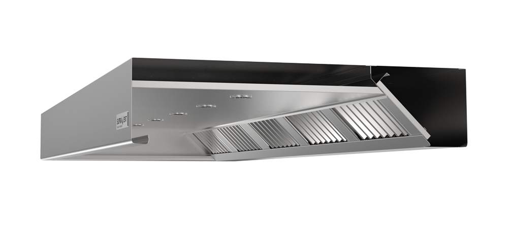 Campana-extractora - Exhaust hood-C30-Break-Pared-Supravent
